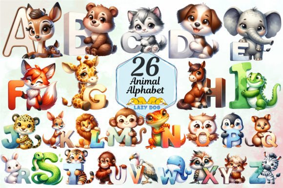 Animal Alphabet Sublimation Set: A Designer's Creative Toolkit