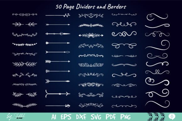 Elegant Page Dividers and Borders for Timeless Design Projects