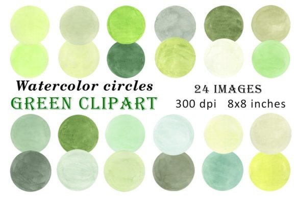 Elevate Your Designs with Hand-Painted Watercolor Circles