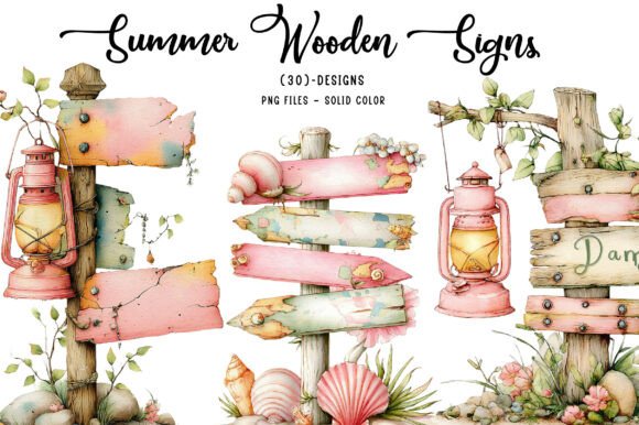 Elevate Your Projects with Summer Wooden Signs Design Elements