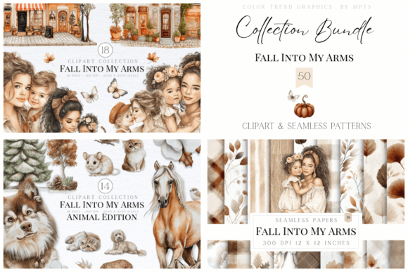 Fall into My Arms: A Complete Design Bundle for Autumn Projects