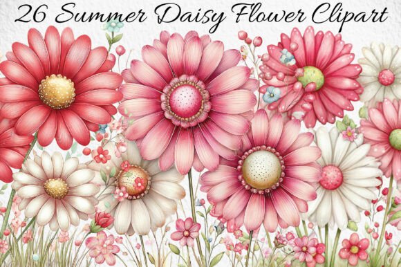 Summer Daisy Flower Clipart: A Designer's Guide to Floral Assets