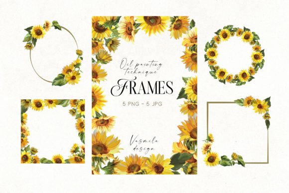 Sunflower Frame Clipart: Elevate Your Creative Projects