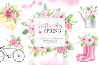 Watercolor Spring Florals: A Designer's Essential Toolkit